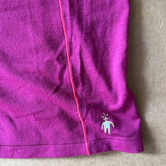 Smartwool Merino Base Layer Top Womens XS Pink Long Sleeve Crewneck - Picture 8 of 12